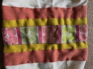 thai embroidered large bolster